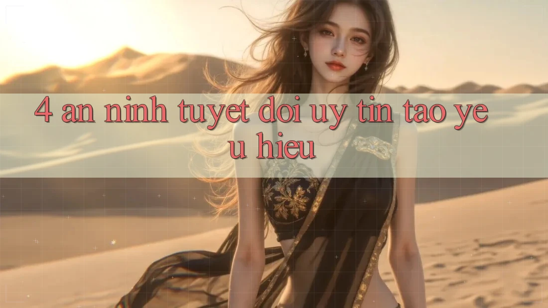 4. An ninh Tuyệt Đối – Uy Tín Tạo Yêu Hiệu