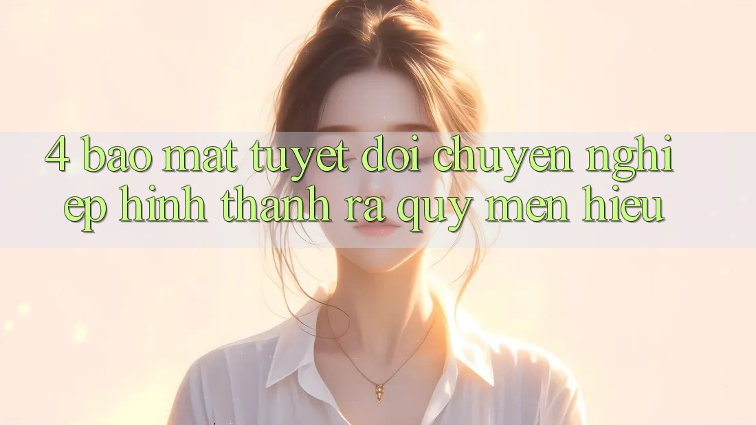 4. Bảo Mật Tuyệt Đối – Chuyên nghiệp Hình thành ra Quý mến Hiệu