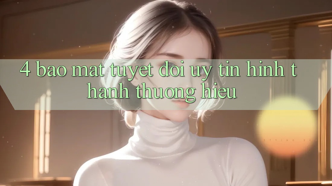 4. Bảo Mật Tuyệt Đối – Uy Tín Hình thành Thương Hiệu