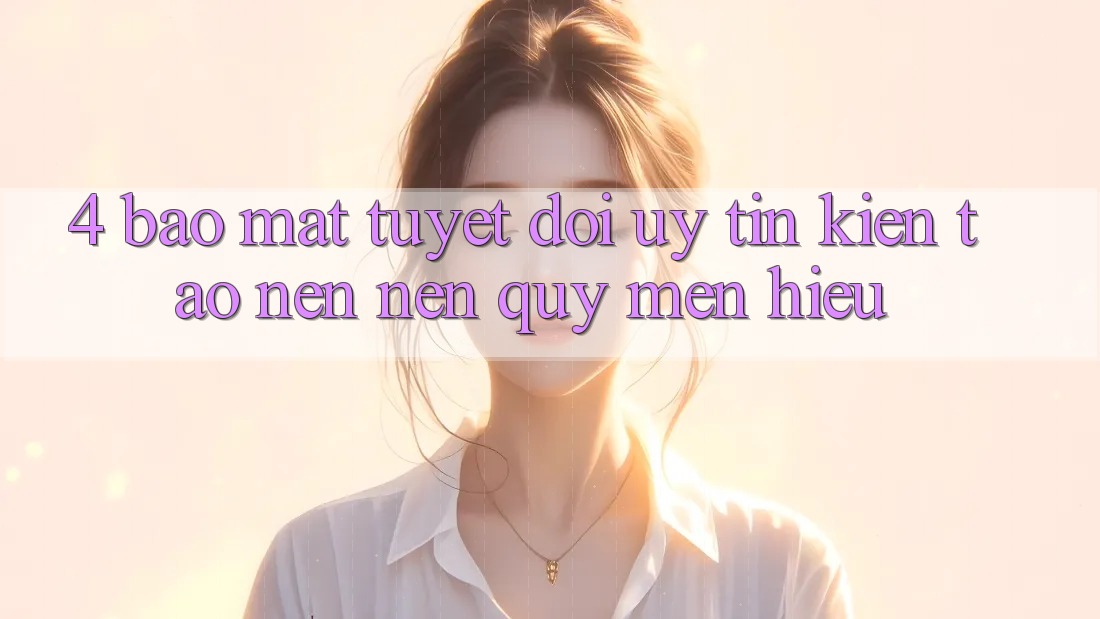 4. Bảo mật Tuyệt Đối – Uy Tín Kiến tạo nên Nên Quý mến Hiệu