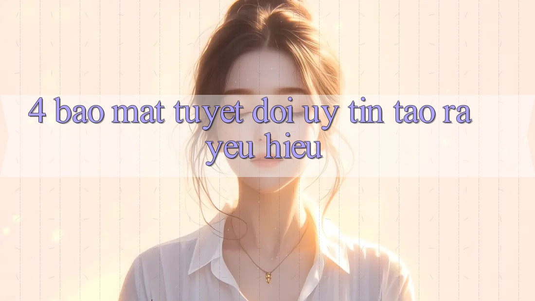4. Bảo Mật Tuyệt Đối – Uy Tín Tạo ra Yêu Hiệu