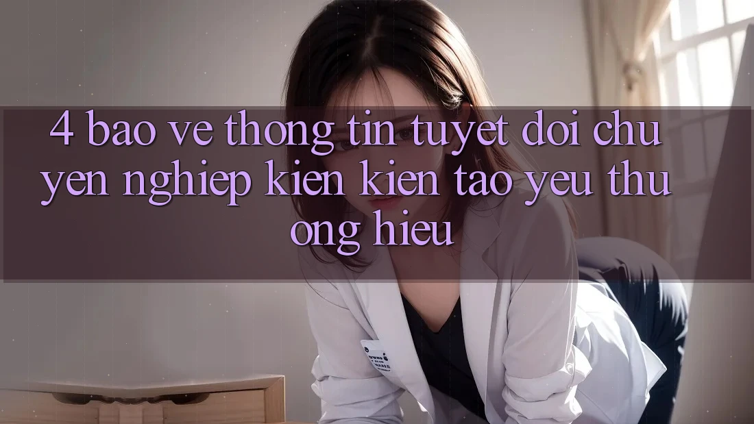 4. Bảo vệ thông tin Tuyệt Đối – Chuyên nghiệp Kiến kiến tạo Yêu thương Hiệu