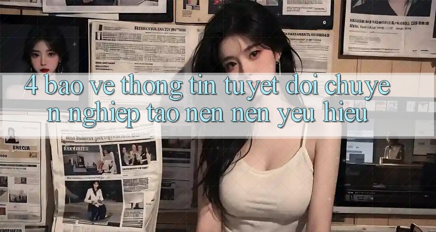 4. Bảo vệ thông tin Tuyệt Đối – Chuyên nghiệp Tạo nên Nên Yêu Hiệu