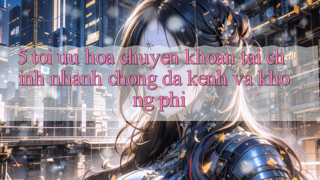 5. Tối Ưu Hóa Chuyển khoản Tài Chính: Nhanh Chóng, Đa Kênh Và Không Phí