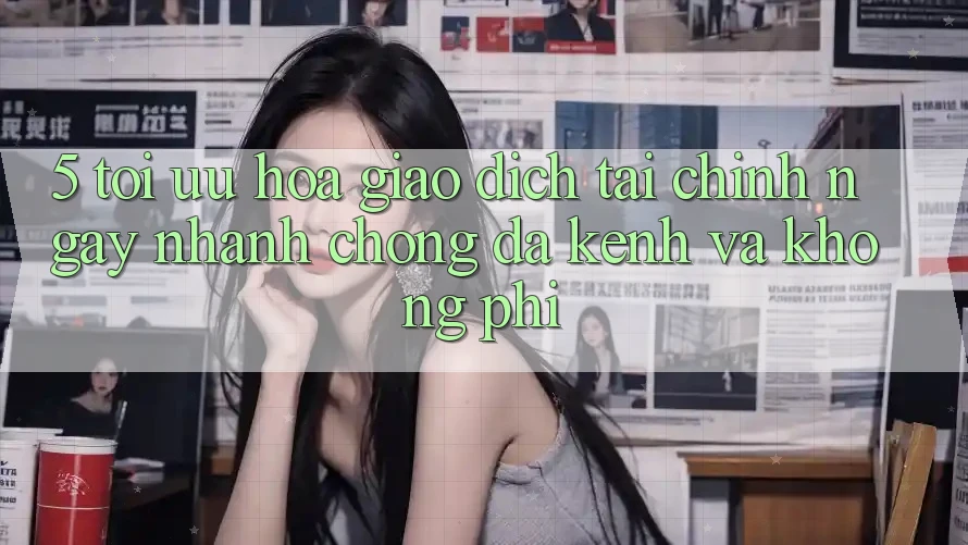 5. Tối Ưu Hóa Giao Dịch Tài Chính: Ngay nhanh chóng, Đa Kênh Và Không Phí
