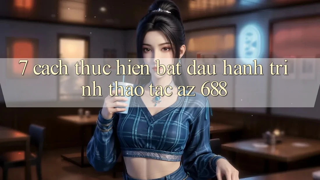 7. Cách thực hiện Bắt Đầu Hành Trình Thao tác az 688
