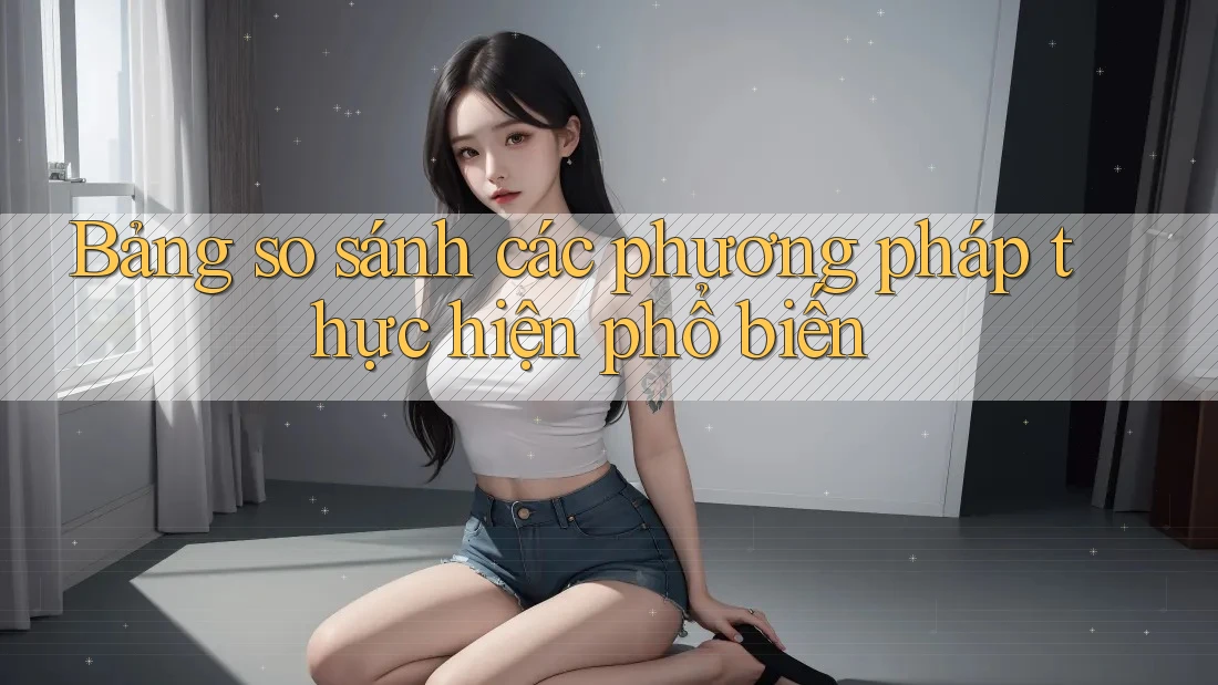 Bảng so sánh các phương pháp thực hiện phổ biến