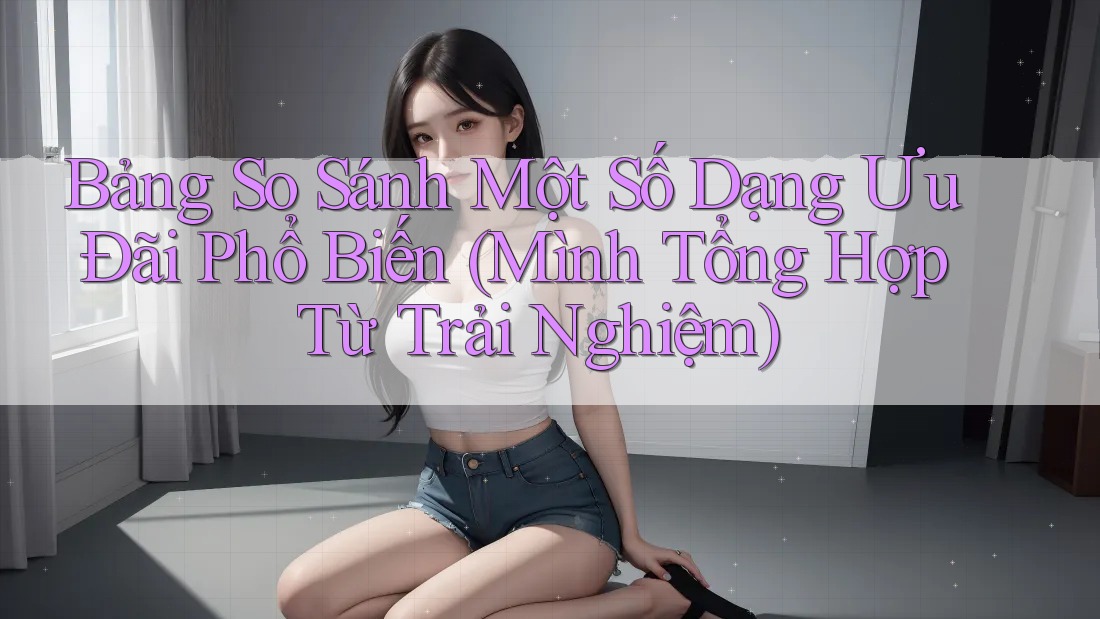 Bảng So Sánh Một Số Dạng Ưu Đãi Phổ Biến (Mình Tổng Hợp Từ Trải Nghiệm)