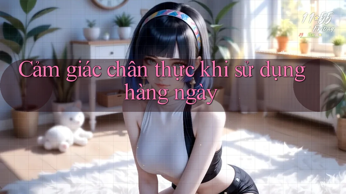 Cảm giác chân thực khi sử dụng hàng ngày