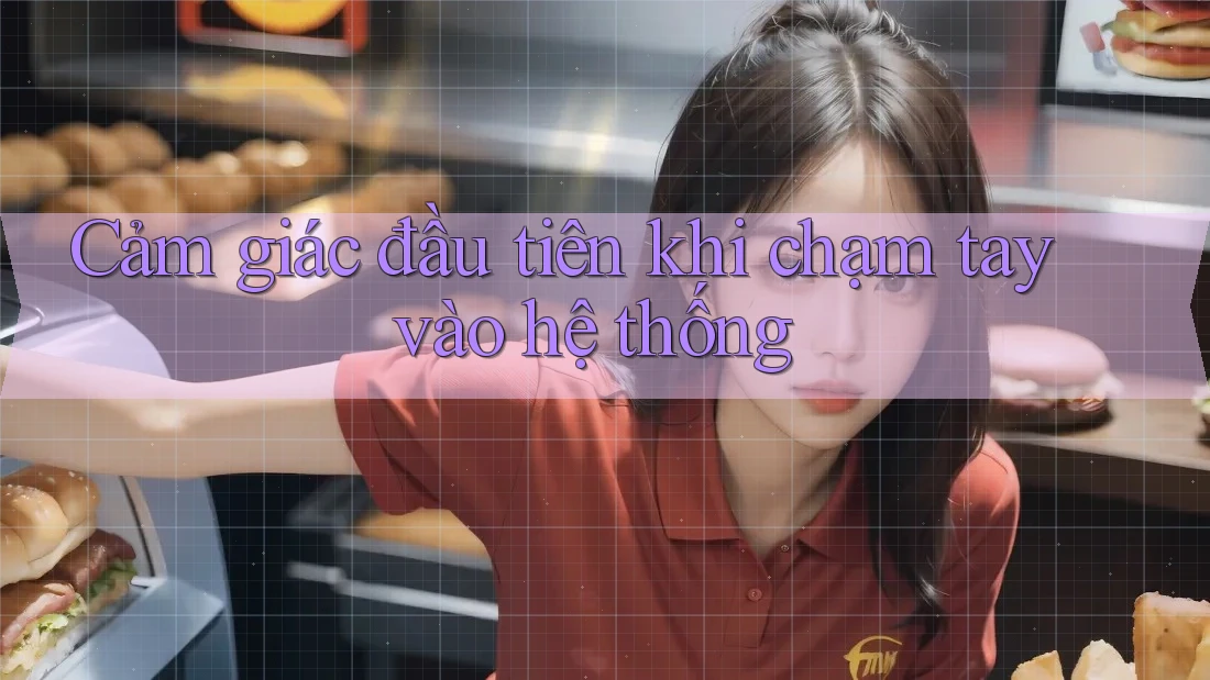 Cảm giác đầu tiên khi chạm tay vào hệ thống