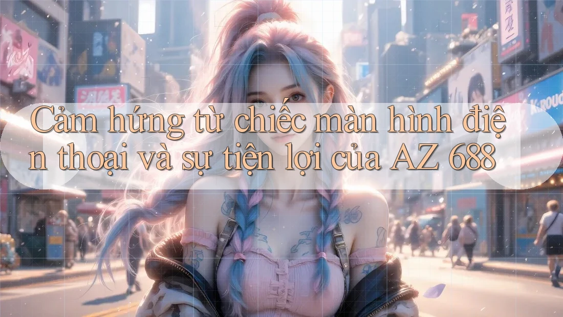 Cảm hứng từ chiếc màn hình điện thoại và sự tiện lợi của AZ 688