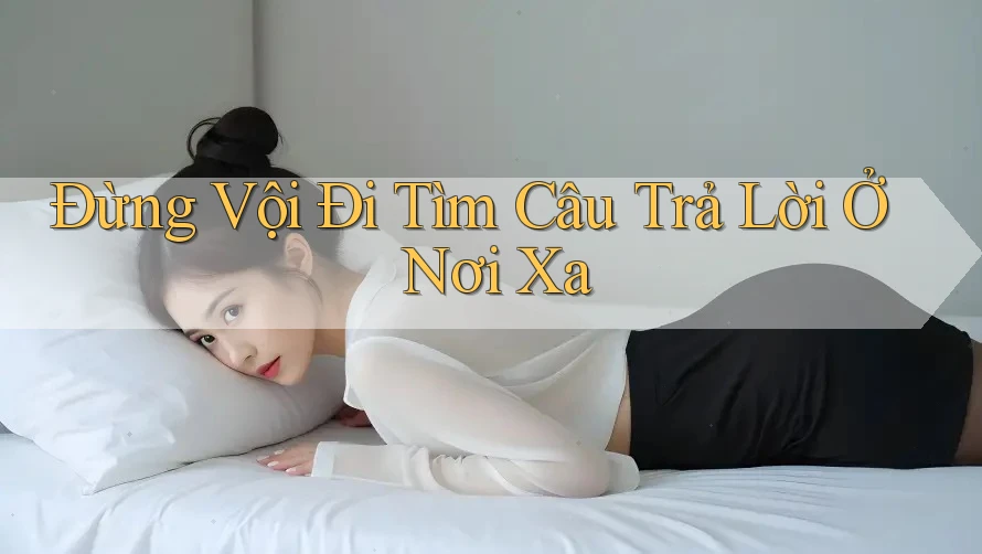 Đừng Vội Đi Tìm Câu Trả Lời Ở Nơi Xa