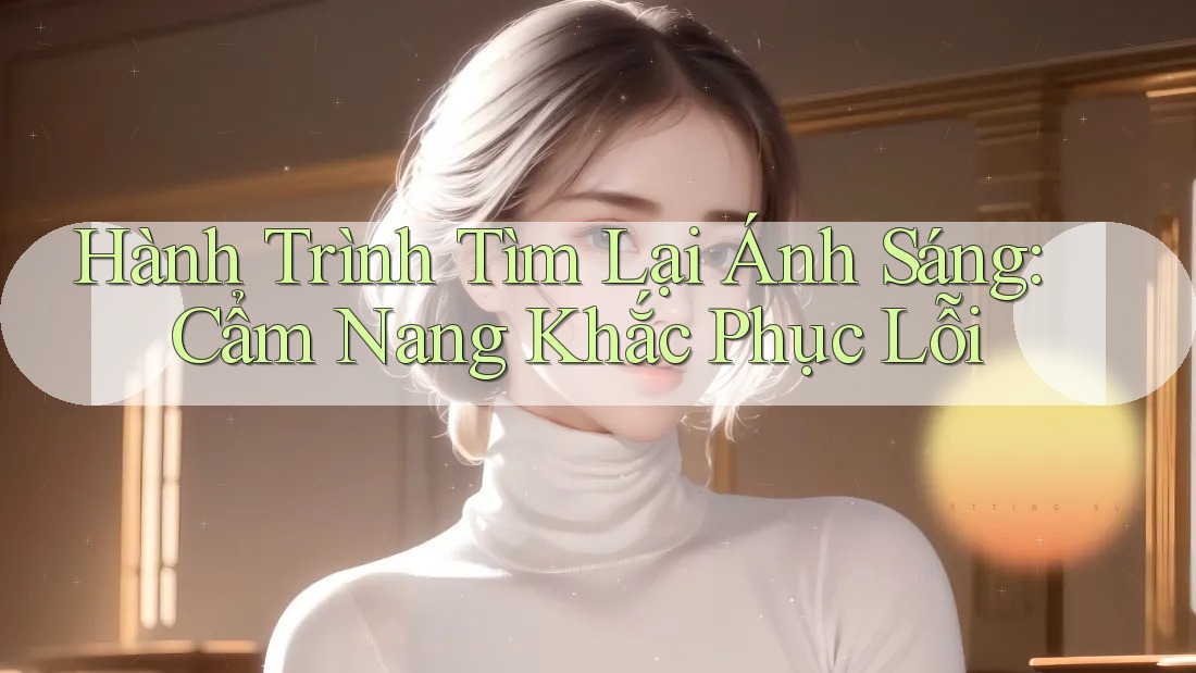 Hành Trình Tìm Lại Ánh Sáng: Cẩm Nang Khắc Phục Lỗi