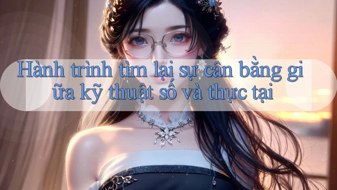 Hành trình tìm lại sự cân bằng giữa kỹ thuật số và thực tại