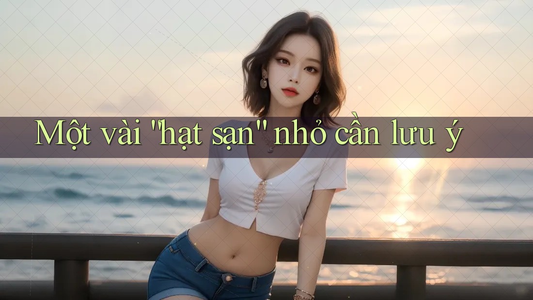 Một vài hạt sạn nhỏ cần lưu ý