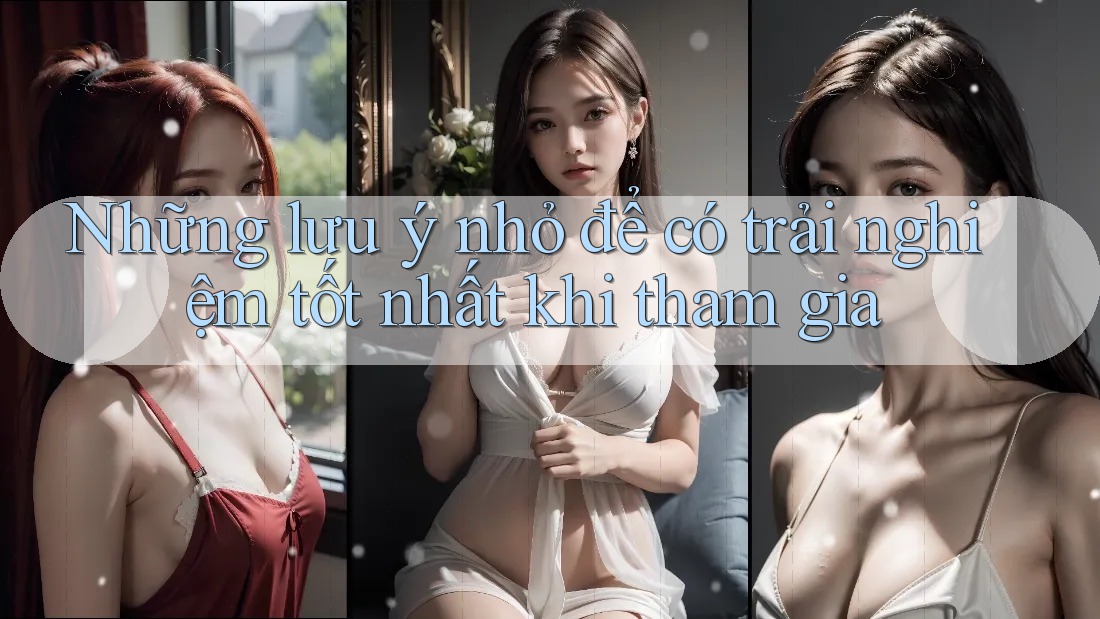 Những lưu ý nhỏ để có trải nghiệm tốt nhất khi tham gia