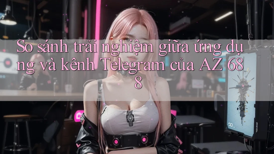So sánh trải nghiệm giữa ứng dụng và kênh Telegram của AZ 688