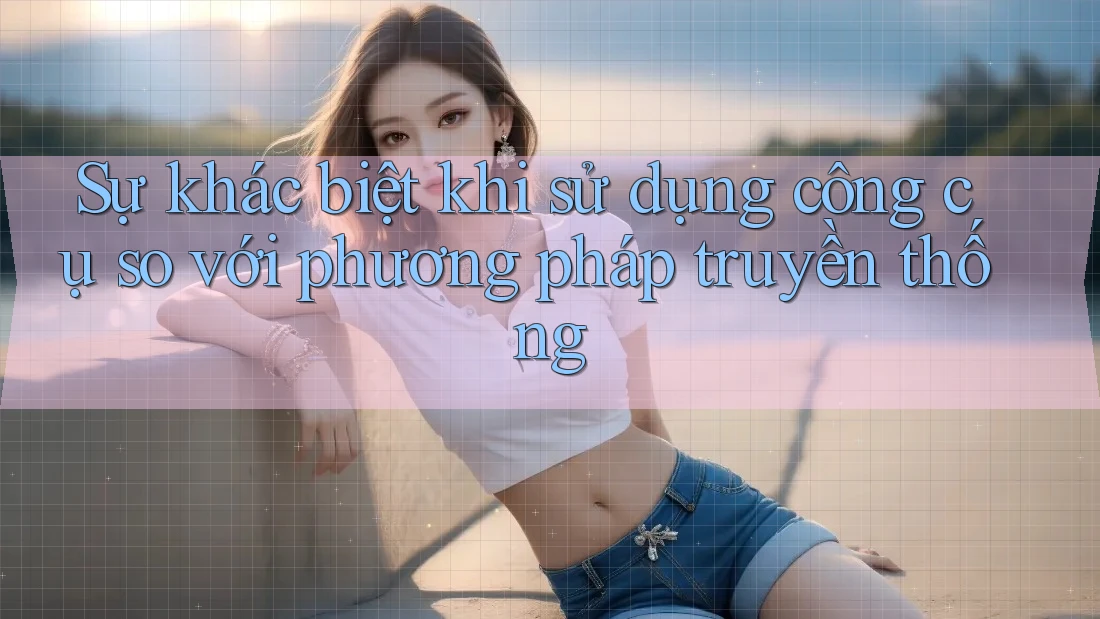 Sự khác biệt khi sử dụng công cụ so với phương pháp truyền thống
