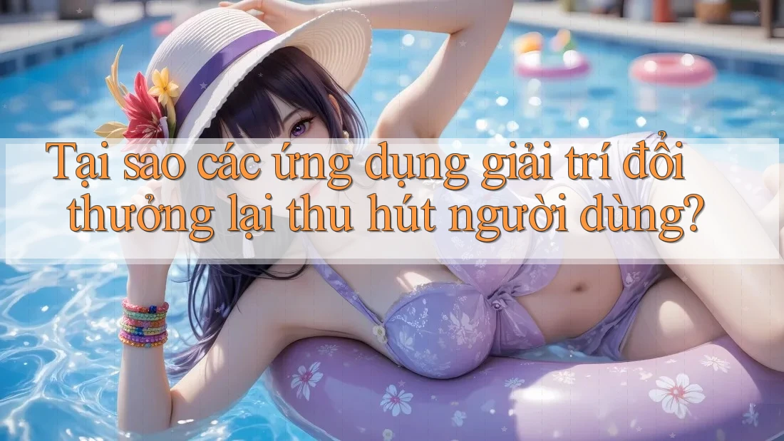 Tại sao các ứng dụng giải trí đổi thưởng lại thu hút người dùng?