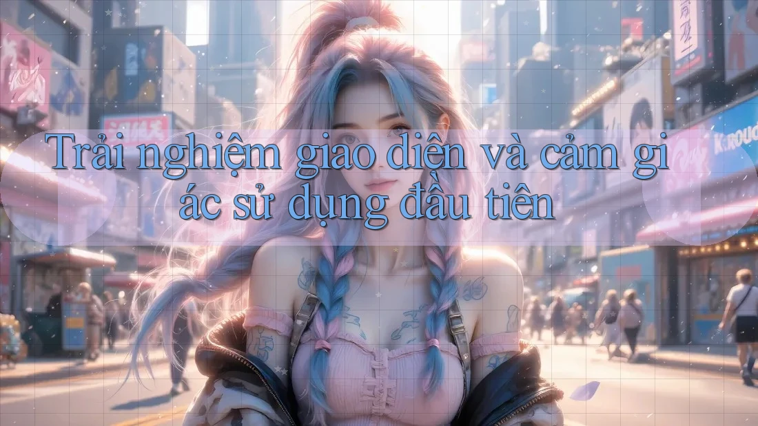 Trải nghiệm giao diện và cảm giác sử dụng đầu tiên
